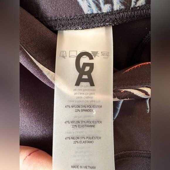 Good American Core Strength 7/8 Leggings Fireworks Black Size 2= Medium - Picture 8 of 8